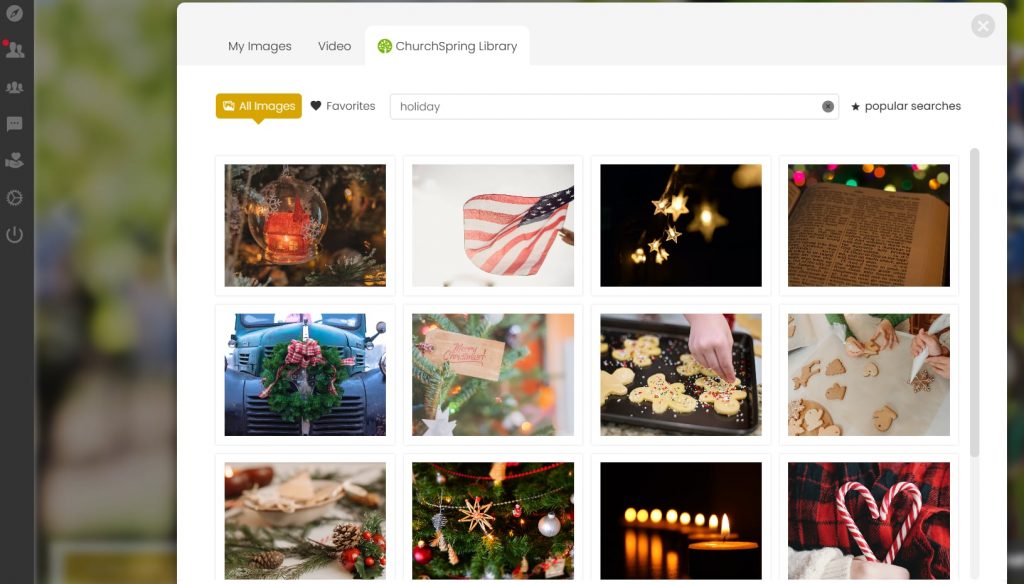 Christmas add images screenshot