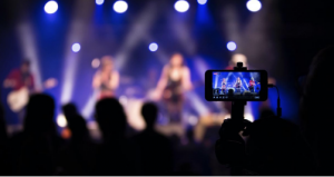 phone recording a video