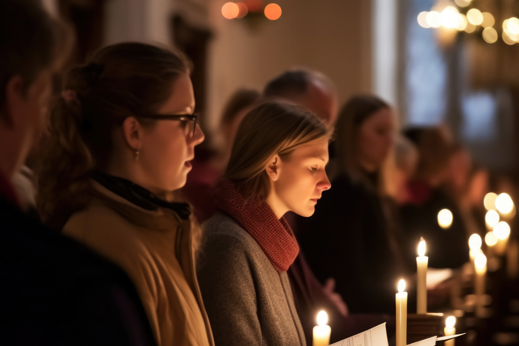christmas candle light service