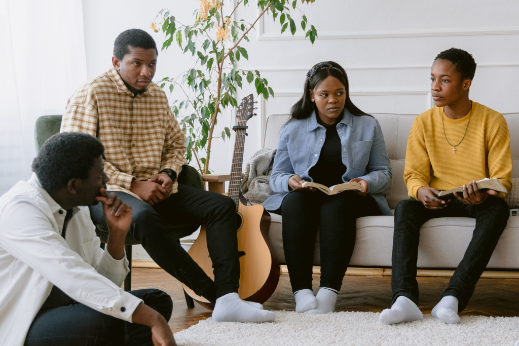 Group of People gathering around