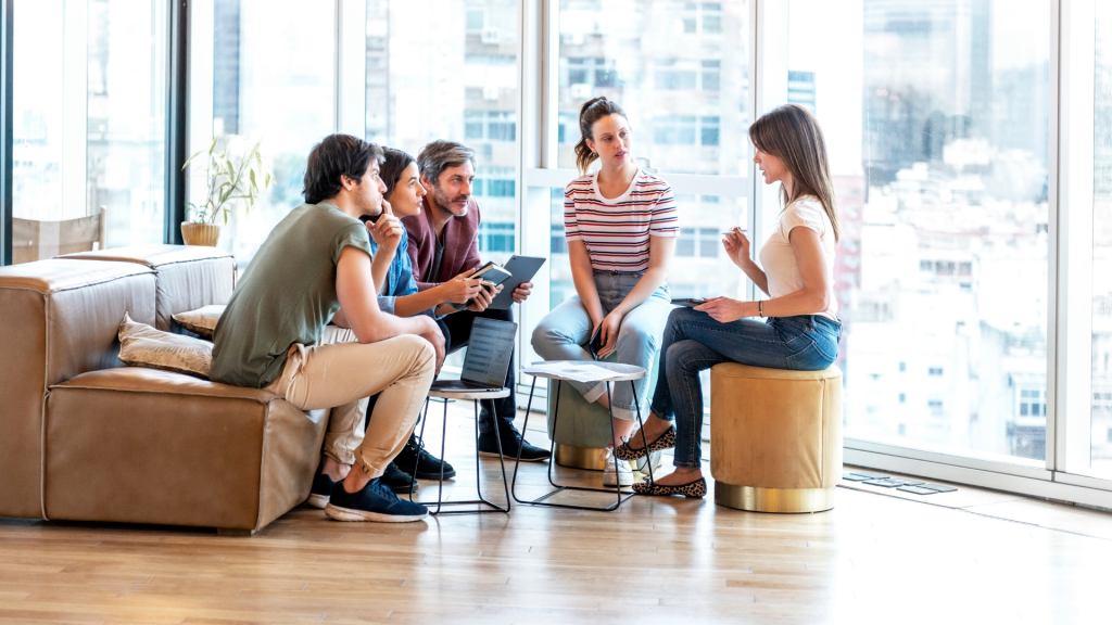 Informal brainstorming meeting