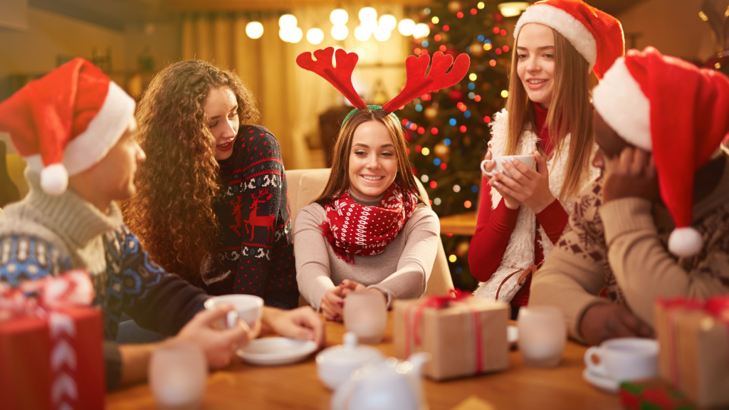 Christmas party gathering