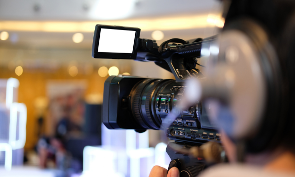 Video Camera Recording Live Event
