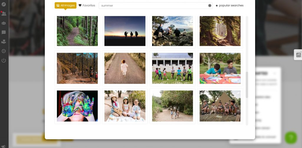 summer images CS dashboard