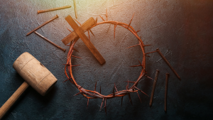 Crown of Thorns and Wooden Cross