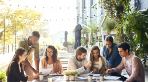 Taking the team out for a casual meeting